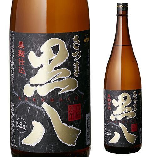さつま黒八 25°芋焼酎 1.8L瓶 | リカマン オンライン