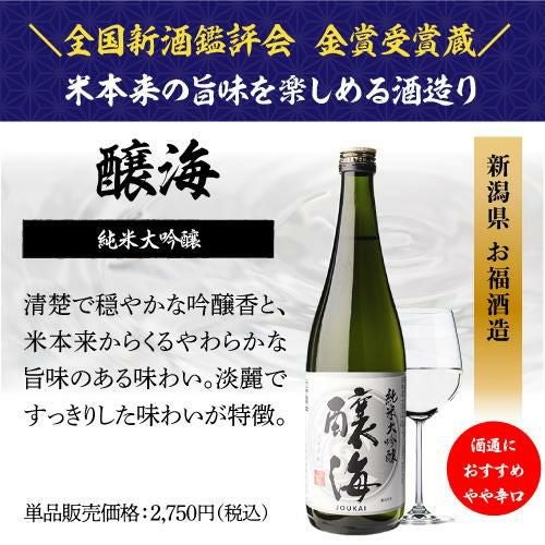 日本酒セット バイヤー厳選！タイプの違う純米酒 飲み比べセット 720ml