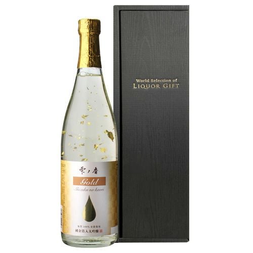 日本酒 ギフト 雫ノ香 大吟醸 純金箔入 720ml ギフト箱入り 兵庫県