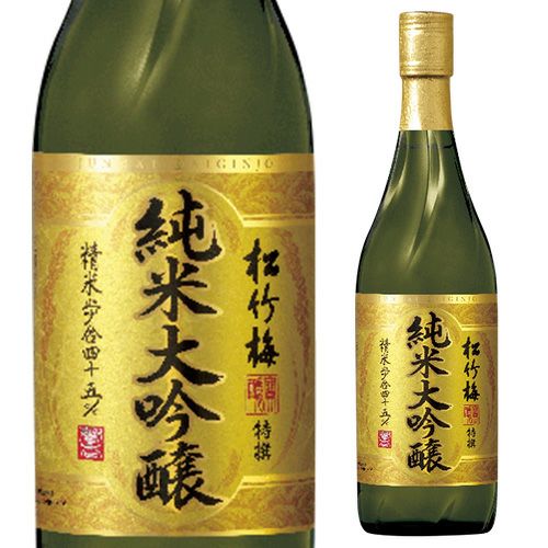 宝松竹梅 純米大吟醸 金箔純米 2本セット JD-RK ×3箱 超特撰松竹梅〈大吟醸〉「磨き三割九分」純金箔入 全量芋焼酎「一刻者