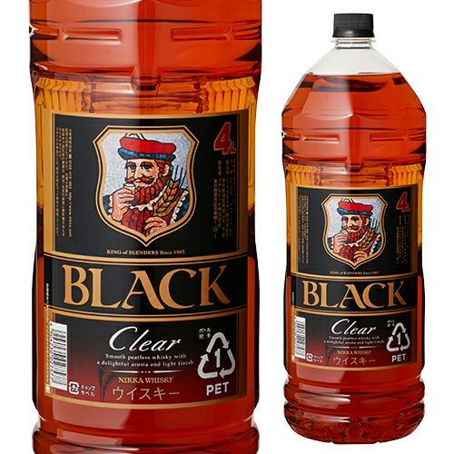 ブラックニッカ ウイスキー4000ml ブラックニッカ クリア 四缶 ニッカ ブラックニッカ ウイスキー 4000ml クリア