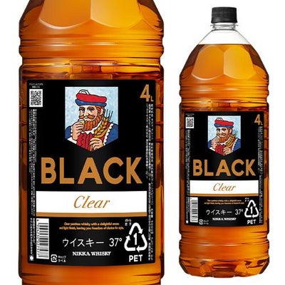 4本まで1梱包】 ニッカ ブラックニッカ クリア 4L(4000ml)ジャパニーズ 