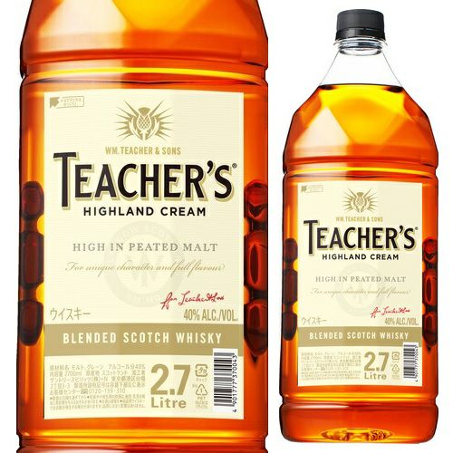 ティーチャーズ ハイランドクリーム 2700ml 2.7L 40度 スコッチ