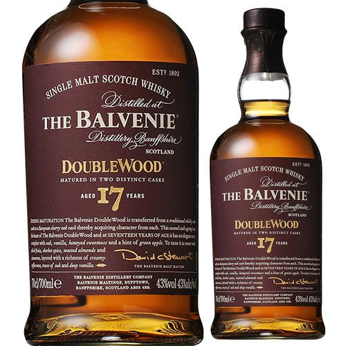 バルヴェニー17年ダブルウッド 700ml【ウイスキー】 バルヴェニー 17年 ダブルウッド 700ml 43度 正規品 スコッチ スペイ