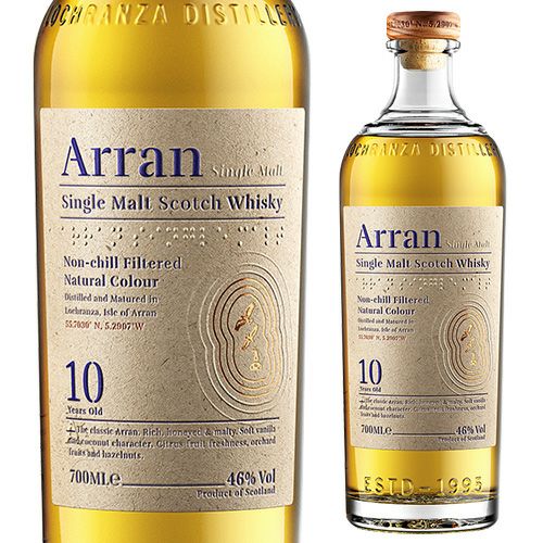 アラン 10年 46度 700ml ウイスキー シングルモルト アイランズ