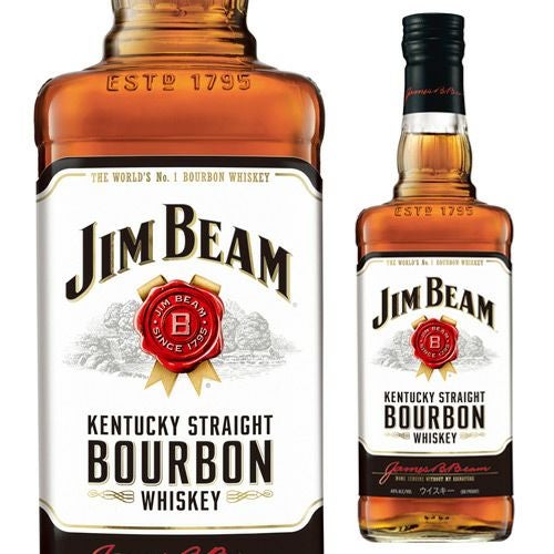 12/12限定値新品未開封⭐️Jim Beam バーボンウイスキー 4L×2本 ジムビーム 4L ペット 4本セット ポンプディスペンサーはついていま