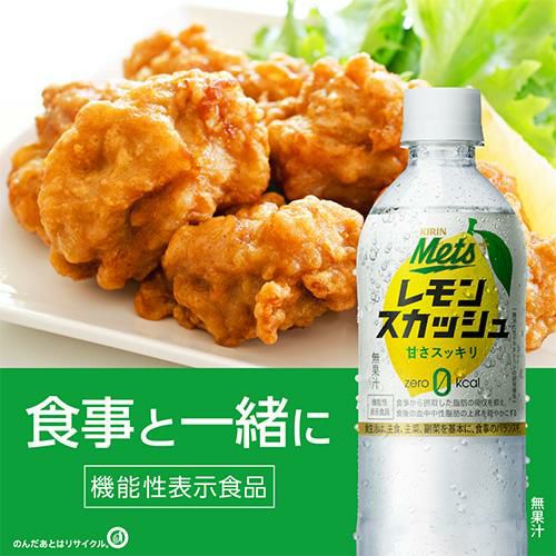 送料無料 キリン メッツプラス レモンスカッシュ 480ml×48本（40本+
