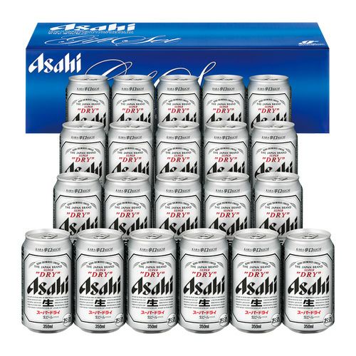 アサヒ AS-5Nスーパードライ缶ビールセット〔350ml×21本入〕[長S] 定番