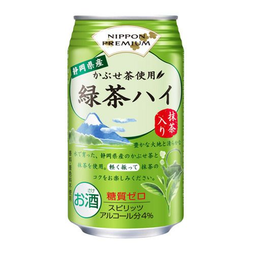 ニッポンプレミアム 静岡県 緑茶ハイ 340ml×24本 | リカマン オンライン