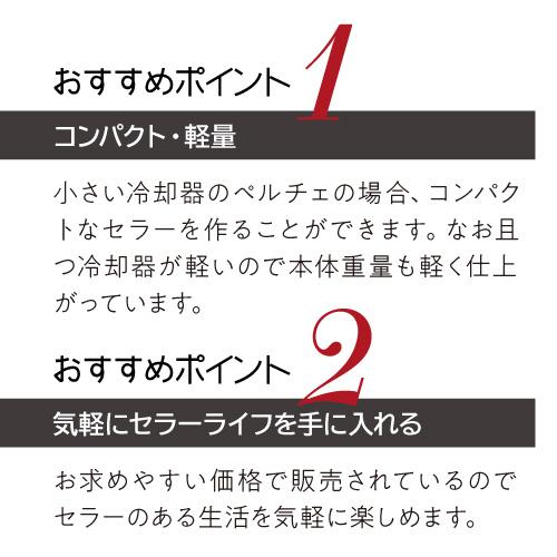 ワインセラー 送料無料 ルフィエール PELTIER12【日本メーカー製