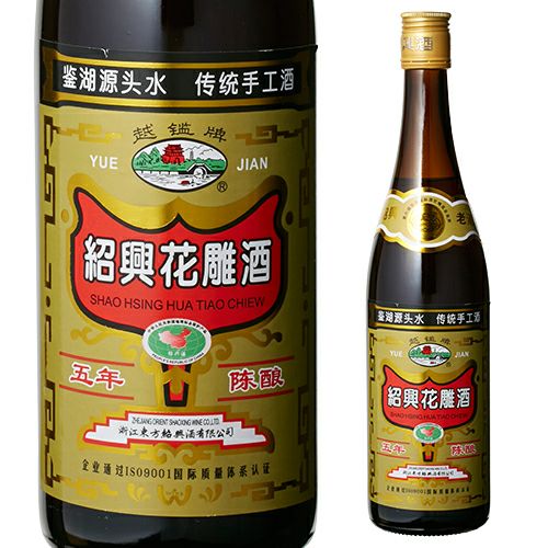 紹興酒 越鑑牌 花雕 陳三年16度 640ml | リカマン オンライン