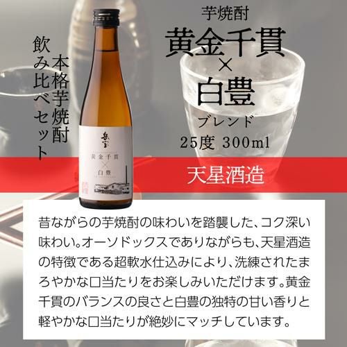 焼酎 芋焼酎 岳宝 飲み比べセット 300ml 5本 セット 鹿児島県 天星酒造