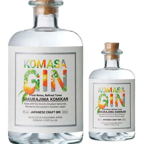 小正ジン KOMASA GIN 500ml 桜島小みかん 小正醸造 | リカマン オンライン