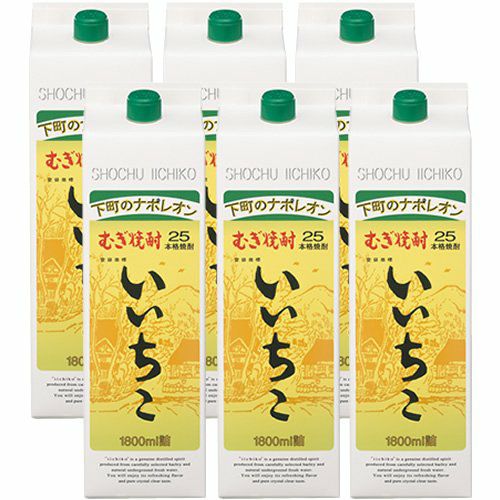 大分むぎ焼酎 二階堂麦焼酎 25度 1.8L×6本大分県 二階堂酒造【1.8L