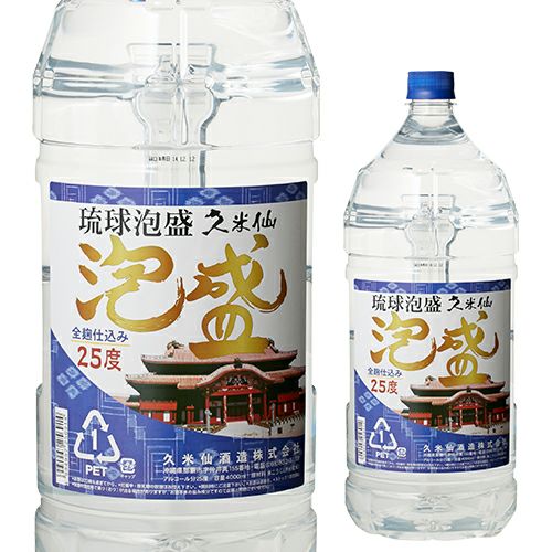 久米仙 25°泡盛 4L ペット | リカマン オンライン