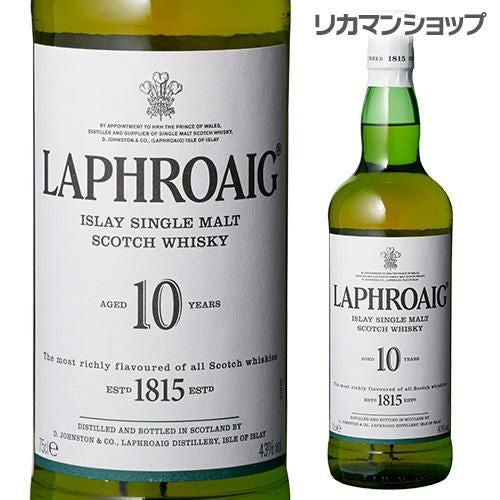Laphroaig 10年750ml (ラフロイグ) 2729 0.4 Amazon.co.jp: ラフロイグ 10年 [シングルモルト ウイスキー イギリス