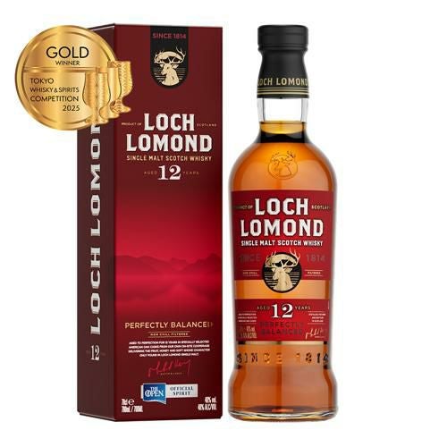 全英オープンゴルフ 公式ウイスキー ロッホローモンド12年 46度 700ml