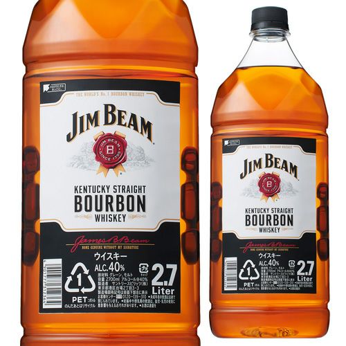 12/12限定値新品未開封⭐️Jim Beam バーボンウイスキー 4L×2本 ジムビーム 4000ml 4L 40度 大容量 バーボン ウイスキー アメリカン
