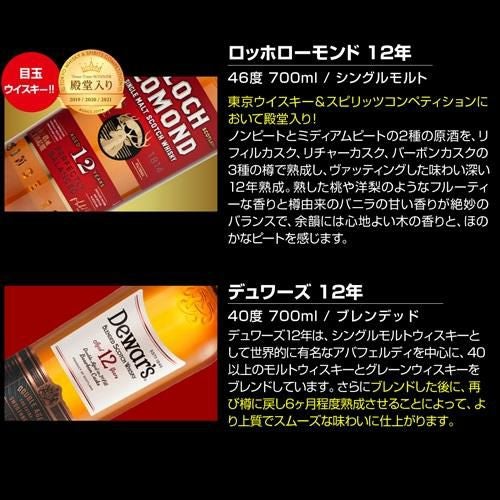 送料無料】 12年熟成 スコッチ シングルモルト 入りすべて12年もの