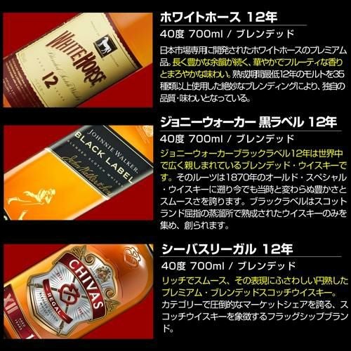 送料無料】 12年熟成 スコッチ シングルモルト 入りすべて12年もの