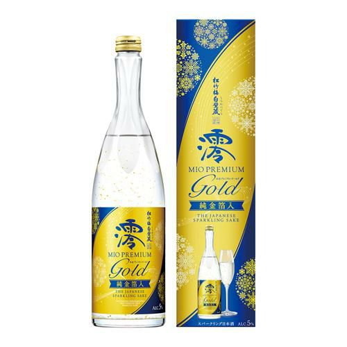 日本酒 松竹梅 白壁蔵 澪 -MIO- みお PREMIUM〈GOLD〉純金箔入 750ml