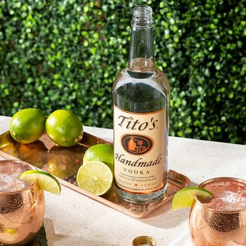 送料無料 ティトーズ Titos ハンドメイド クラフトウォッカ 750ml×12本