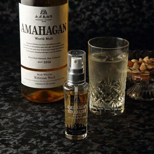 お一人様2本限りAMAHAGAN アトマイザー ヘビリーピーテッド 40ml 47度