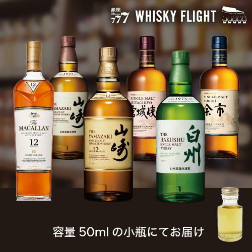 プレミアムシングルモルトセット 50ml×6本 量り売り ウイスキー