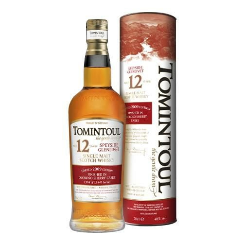 トミントール 12年 オロロソシェリーカスク 40度 700ml スペイサイド