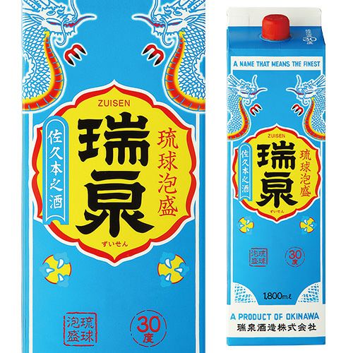瑞泉 琉球泡盛 1.8L 30度 パック 泡盛 瑞泉酒造 沖縄 | リカマン