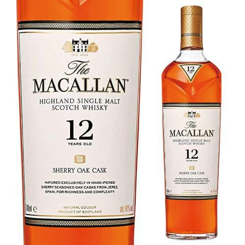 ザ・マッカラン 12年 [正規]700ml 40度シェリーオークスコッチ