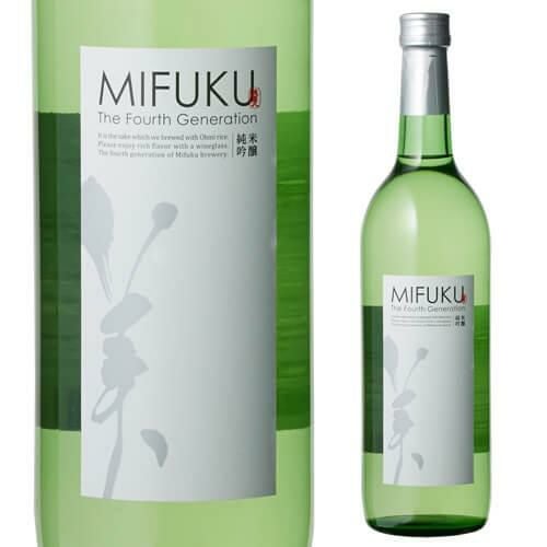 日本酒 MIFUKU 純米吟醸 720ml 滋賀県 美冨久酒造 清酒 4合 瓶 長S
