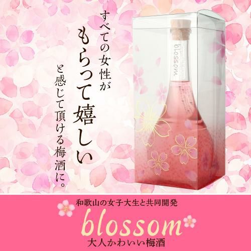 梅酒 blossomさくら梅酒 ブロッサム サクラ梅酒 500ml 金箔入りうめ酒