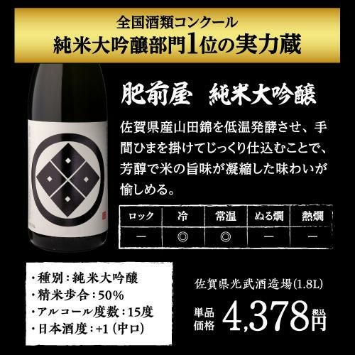 日本酒 飲み比べセット 大吟醸 1.8L 5本 ギフト セット 52％OFF送料