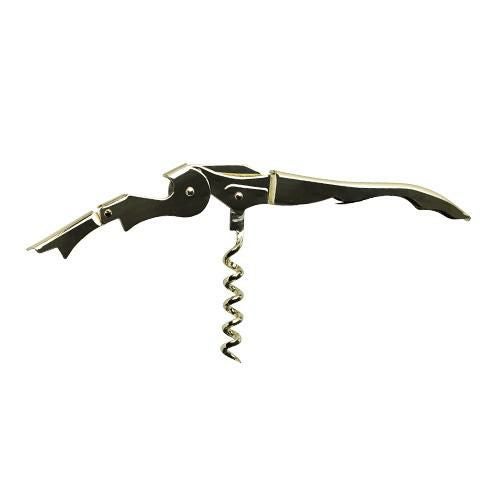 ソムリエナイフ メッキ ダブルアクション ワインオープナー コルク抜き
