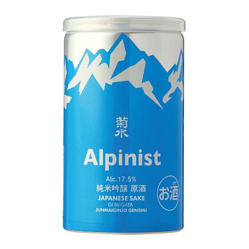 菊水 Alpinist アルピニスト 180ml缶 日本酒 清酒 新潟 長S ※製造2023
