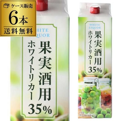 送無 セット6 トモエヒナツル ホワイトリカー 35度 1800ml×6本 送料 