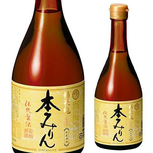 福来純 伝統製法 熟成本みりん 500ml×2本 三年熟成 白扇酒造 みりん