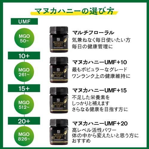 マヌカハニー マルチフローラル MGO50＋ 250g 生マヌカ MGO ギフト