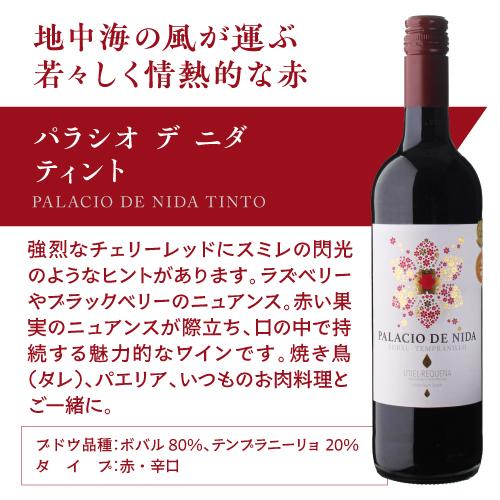 パラシオ デ ニダ ティントコヴィナス コープ V 750mlスペイン