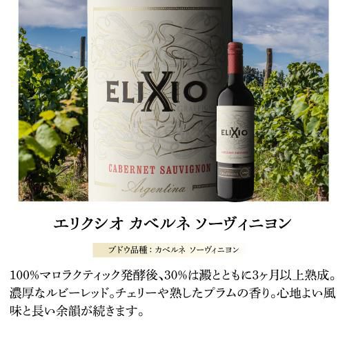 エリクシオ カベルネ ソーヴィニヨングラフィーニャ 750mlアルゼンチン
