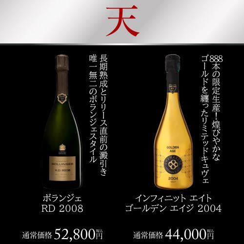 送料無料 極の シャンパン福袋運が良ければ 1本46万円相当 雲上