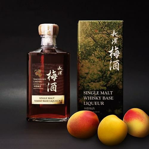 長濱 梅酒(700本限定品)＆ウイスキー 2本セット お一人様2本限り長濱 梅酒 SINGLE MALT WHISKY BASE LIQUEUR 500ml 19