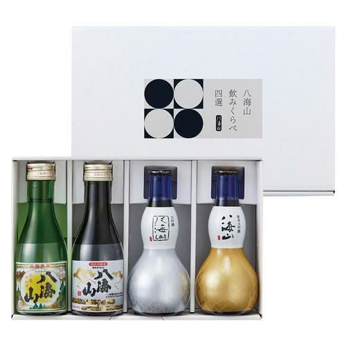 日本酒 八海山 飲みくらべ 4選 180ml 4本セット ギフト 箱付き 正規品