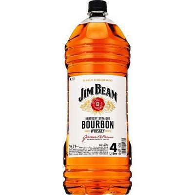 送料無料 ジムビーム 4000ml 4Lバーボン アメリカン ウイスキー 長S 