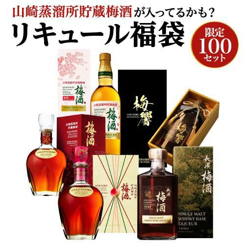 限定100セット】 リキュール福袋 2本セット 1/10の確率で高級梅酒が