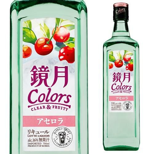 鏡月 colors アセロラ16度 700ml[韓国焼酎][ 鏡月 ][ リキュール ][長S