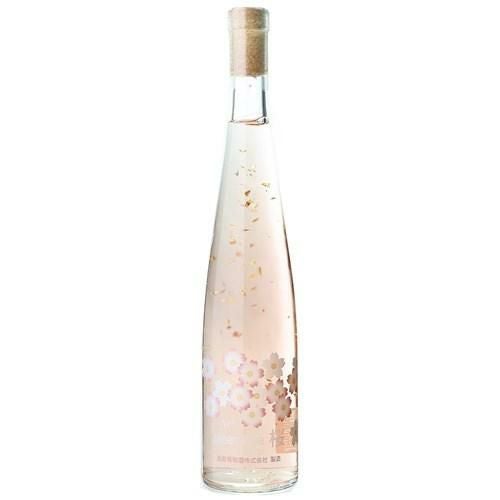 ジャパンワイン 桜 蒼龍葡萄酒 375ml ギフト プレゼント 金箔入り 甲州