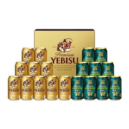 御中元 ビール ギフト サッポロ YUF5DT ヱビス4種の味わいセット 350ml