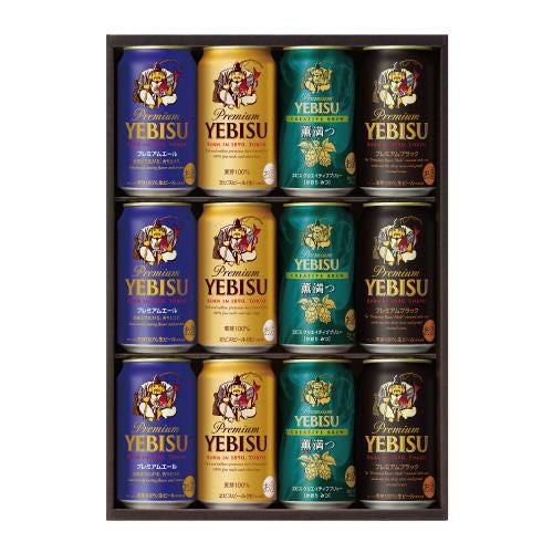 御中元 ビール ギフト サッポロ YUF5DT ヱビス4種の味わいセット 350ml